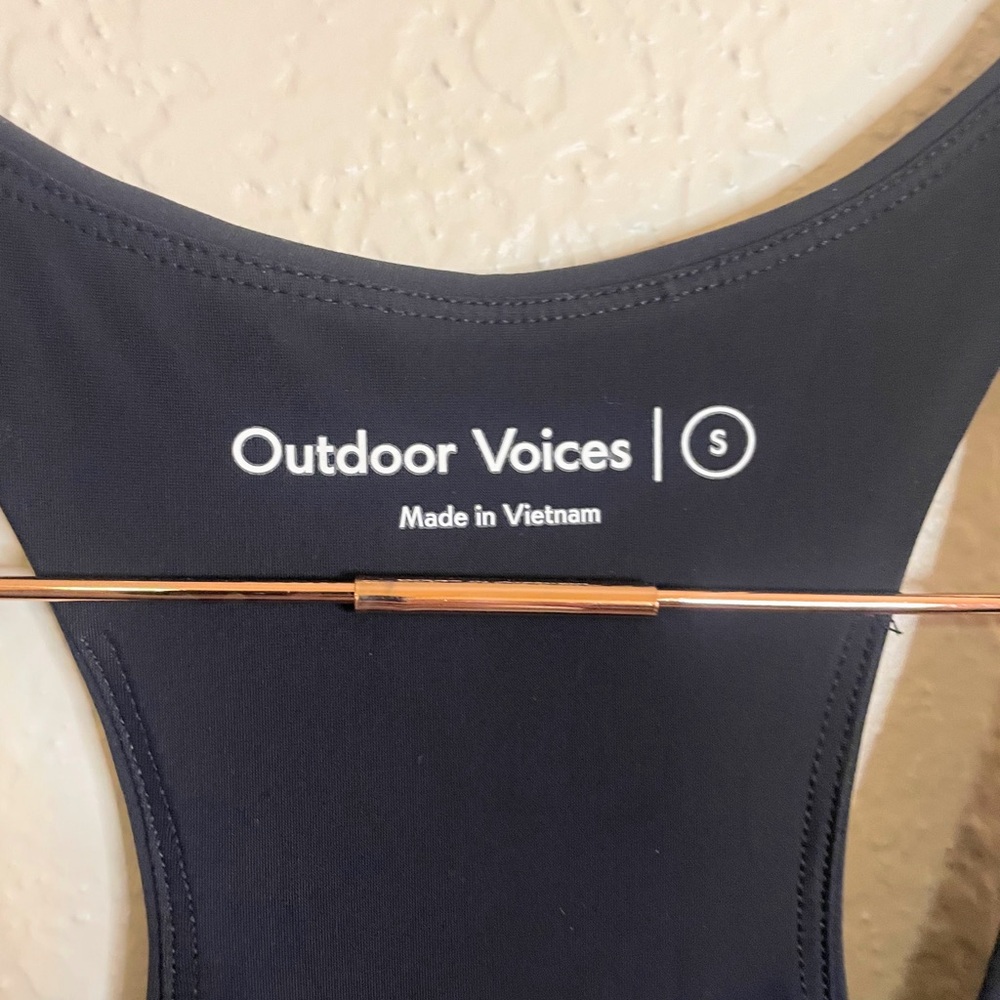 Outdoor Voices Volley Racerback Dress Navy Athletic Tennis Active Size S - Picture 5 of 9